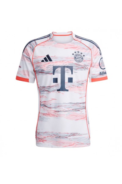 Bayern Munich Serge Gnabry #7 Jalkapallovaatteet Vieraspaita 2025-26 Lyhythihainen Bayern Munich Serge Gnabry #7 Jalkapallovaatteet Vieraspaita 2025-26 Lyhythihainen